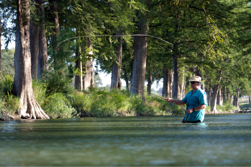 fishing the creek